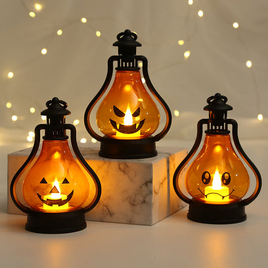 Halloween Decoration Led Electronic Candle Pumpkin-shaped Lights