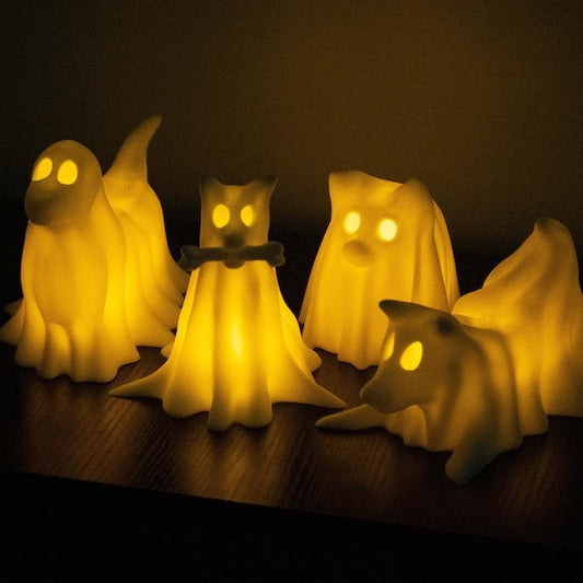 Halloween Ghost Small Night Lamp Home Decorative Creative Resin Crafts