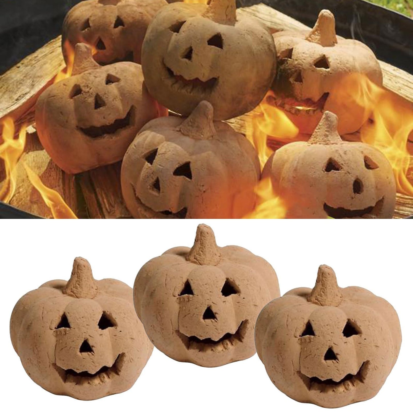 Halloween Pumpkin Campfire Stove Barbecue Party Decoration